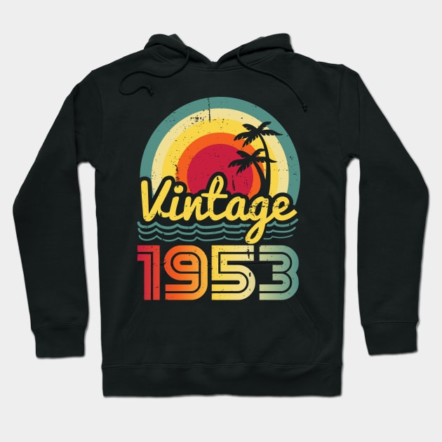 Vintage 1953 Made in 1953 70th birthday 70 years old Gift Hoodie by Winter Magical Forest